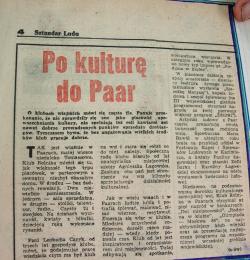 Poświęcony zespołowi artykuł ze Sztandaru Ludu (organu KW PZPR w Lublinie) pocz. lat 80. <br />
